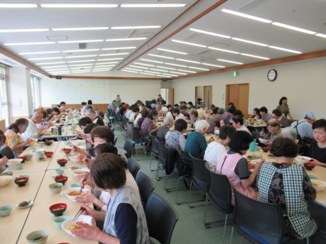 一人暮らし高齢者ふれあい会食会